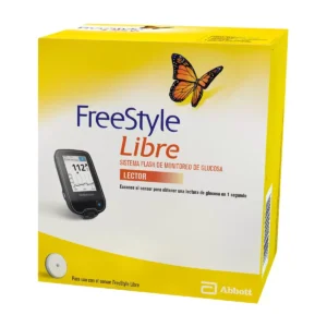 Abbott FreeStyle Libre Sistema Flash de Monitoreo de Glucosa 1 lector y 2 Sensores