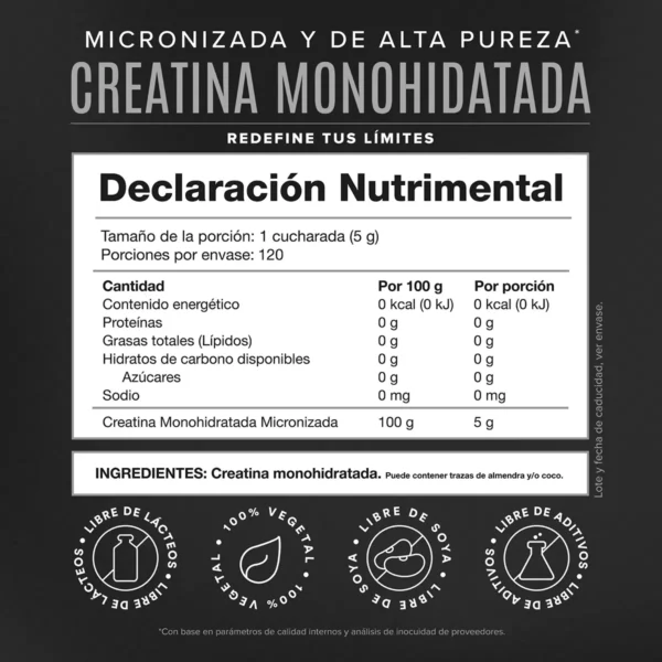 Creatina Monohidratada Birdman 600 gr - Image 4