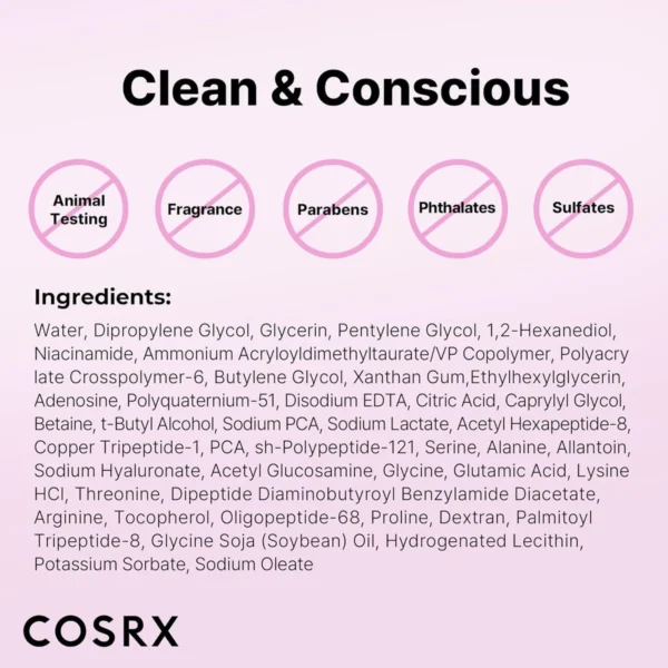 COSRX The 6 Peptide Skin Booster Serum 150ml - Image 4