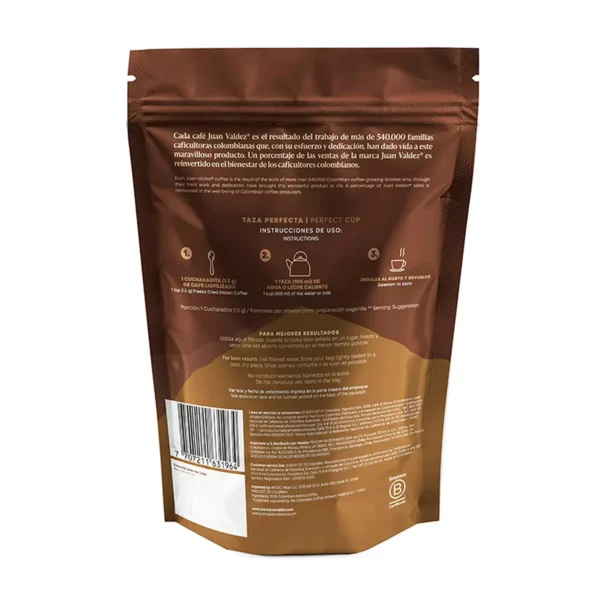 Juan Valdez Café Soluble Liofilizado 250 g - Image 2