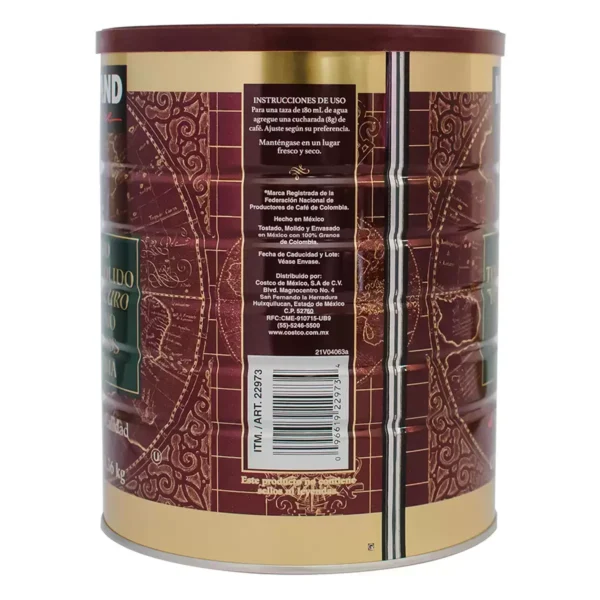 Kirkland Signature Café Molido Colombiano 1.36 kg - Image 3
