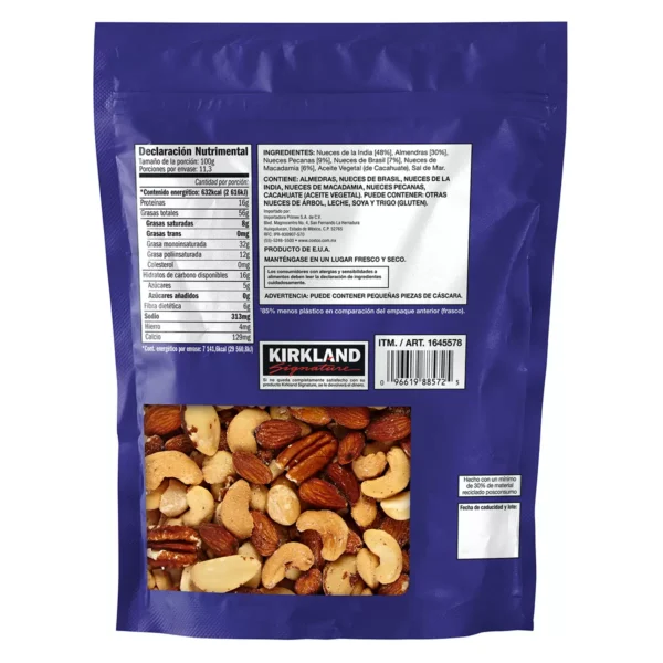 Kirkland Signature Nueces Surtidas 1.13 kg - Image 2