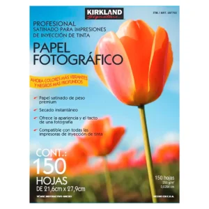 Kirkland Signature Papel Fotográfico Profesional Tamaño Carta 150 hojas
