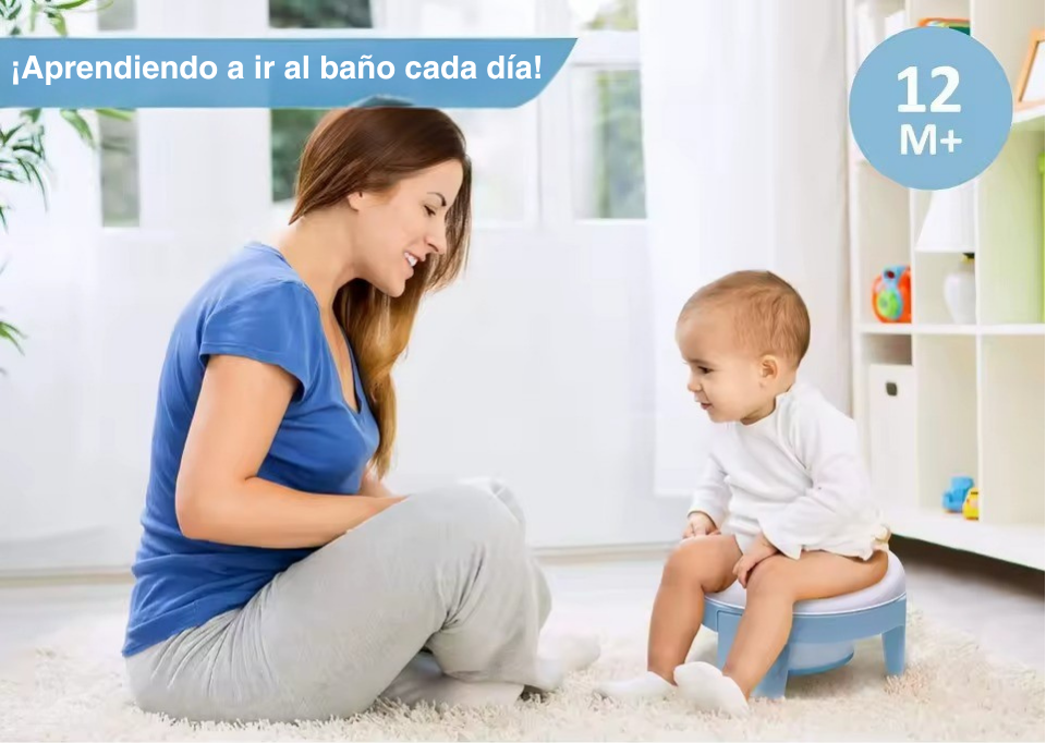 Combo Bañito 2 en 1 y Orinal Portátil Azul - Image 2