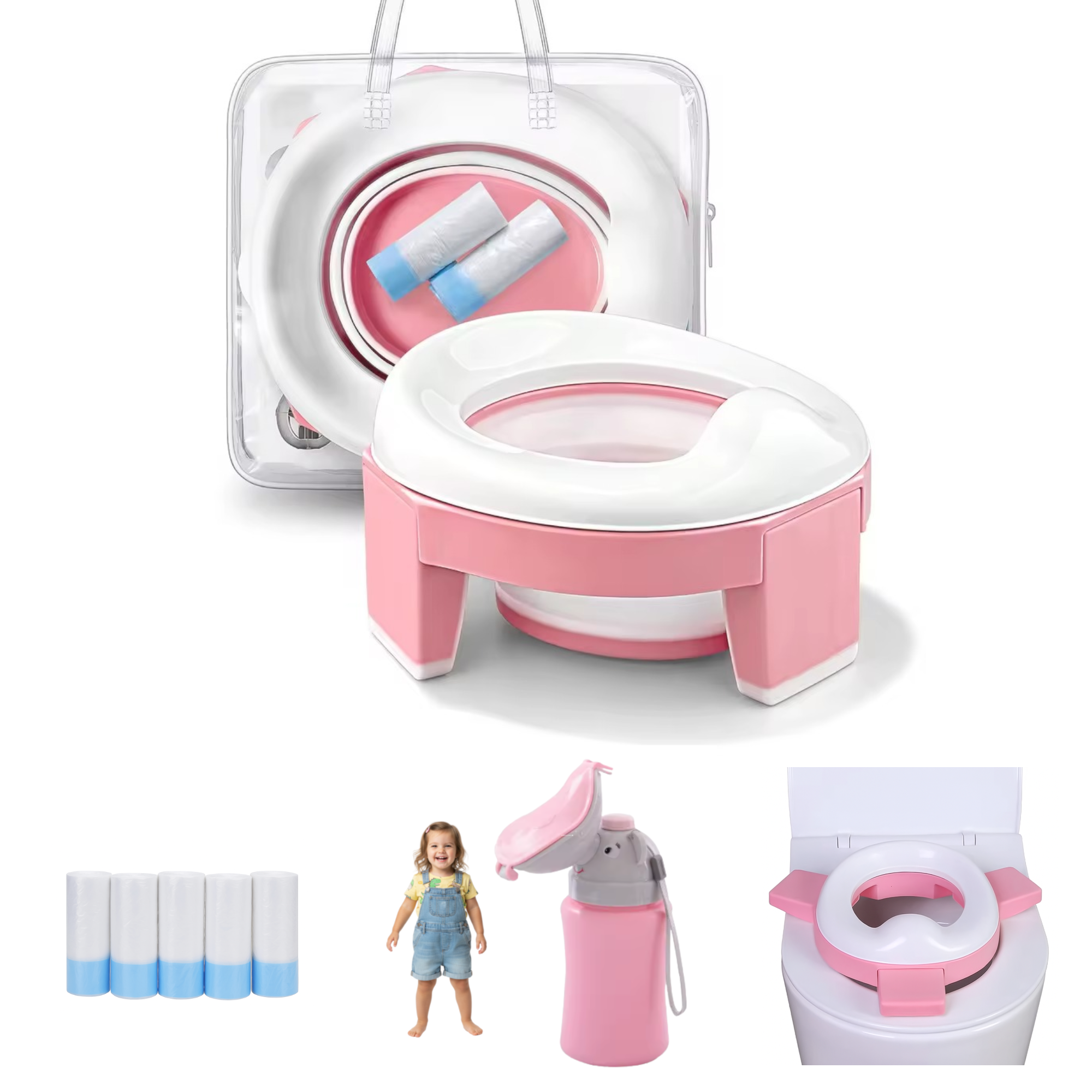 Combo Potty Training Emeranne Rosa